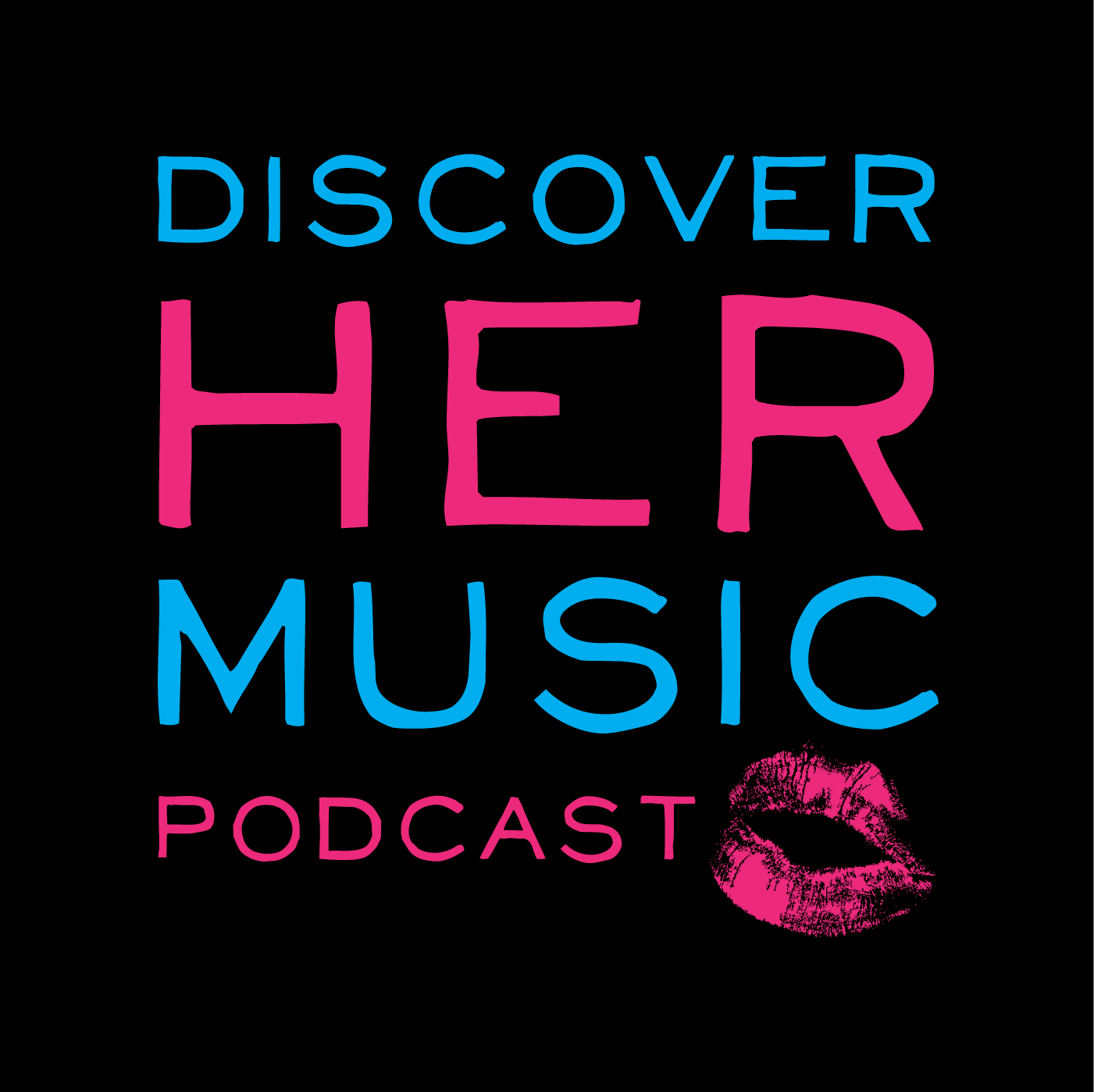Discover Her Music Podcast logo black